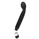 Wibrator punktu G Rose Scarlet G Black - zakrzywiony, wielobiegowy, 21,6 cm - 5