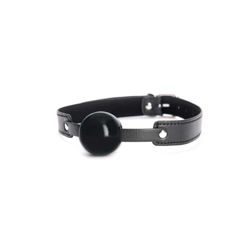 Black Ruby Ball Gag - 3