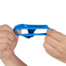 Nakładka na penisa Trio Grip Niebieska z 3 otworami (3-4,2 cm) - 1