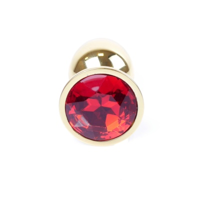 Plug-Jewellery Gold PLUG- Red - 1 2