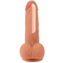 Dildo INFERNO 18 cm z płynnego silikonu i z przyssawką - 3