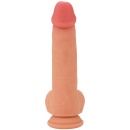 Dildo INFERNO 18 cm z płynnego silikonu i z przyssawką - 4