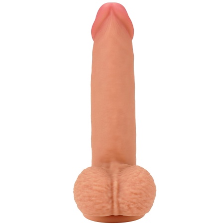 Dildo INFERNO 18 cm z płynnego silikonu i z przyssawką - 5