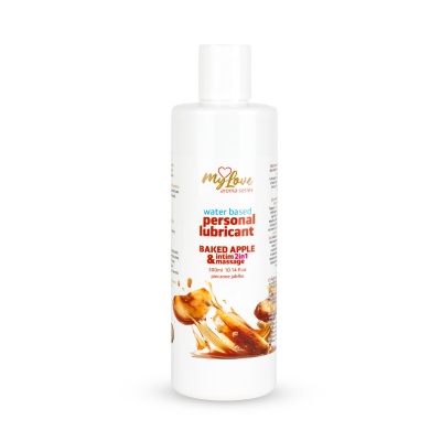 MyLove Wodny lubrykant 2w1 Intim&Massage Baked Apple 300ml - 1