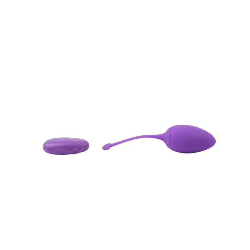 Sweety Teaser Rechargeable Bullet - fioletowy masażer intymny typu bullet z pilotem i ładowaniem USB - 6