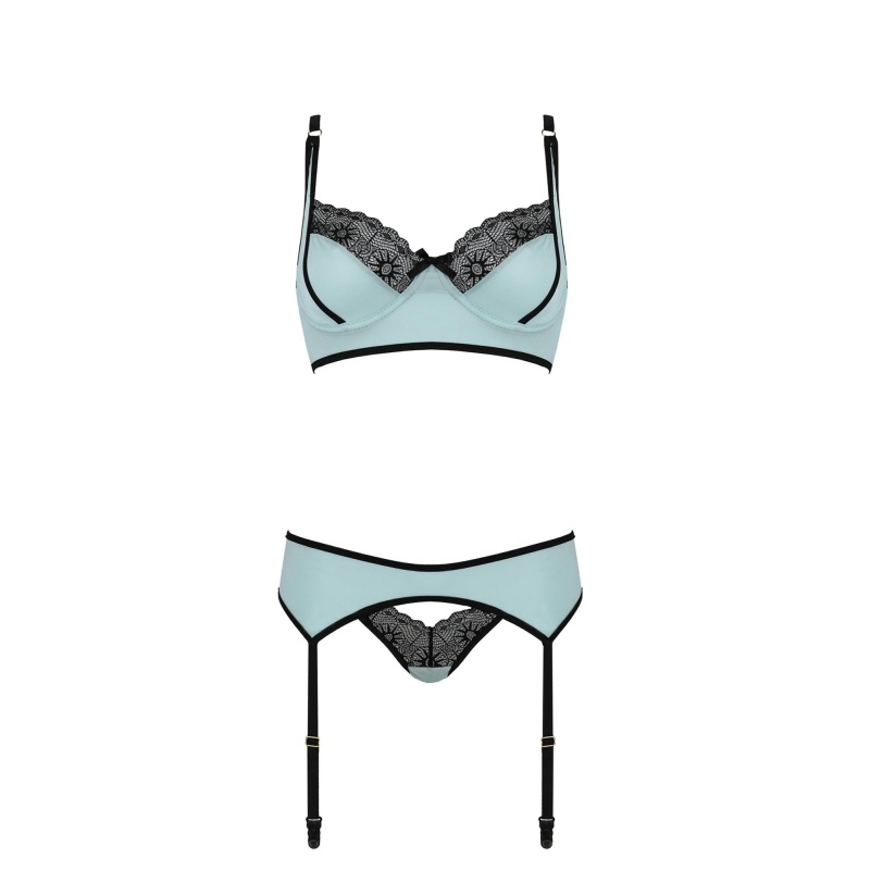 Bielizna-SIDRA SET minty XXL/XXXL - 3