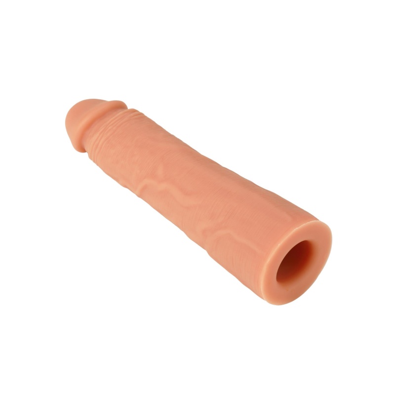 Nakładka na penisa INFERNO z płynnego silikonu 20 cm - 5