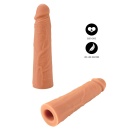 Nakładka na penisa INFERNO z płynnego silikonu 20 cm - 8