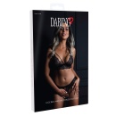 Bra and Crotchless Panty Black - 8