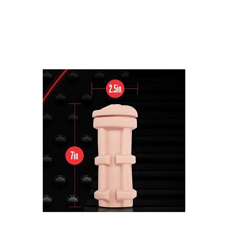 Samosmarujący stroker M for Men Soft & Wet Vanilla z zaworem podciśnienia, 18,4 cm - 4