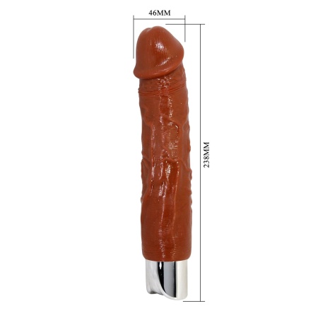 Dildo Wibracyjne Rufus Pro · 10 Trybów Wibracji · TPE · 23,8 cm · Ø 4,6 cm · USB-C · Wodoodporność - 6