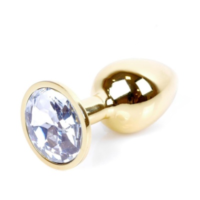 MyLove Toys - Jewellery Gold PLUG- Clear - 1