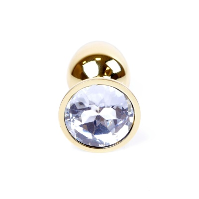MyLove Toys - Jewellery Gold PLUG- Clear - 1 2