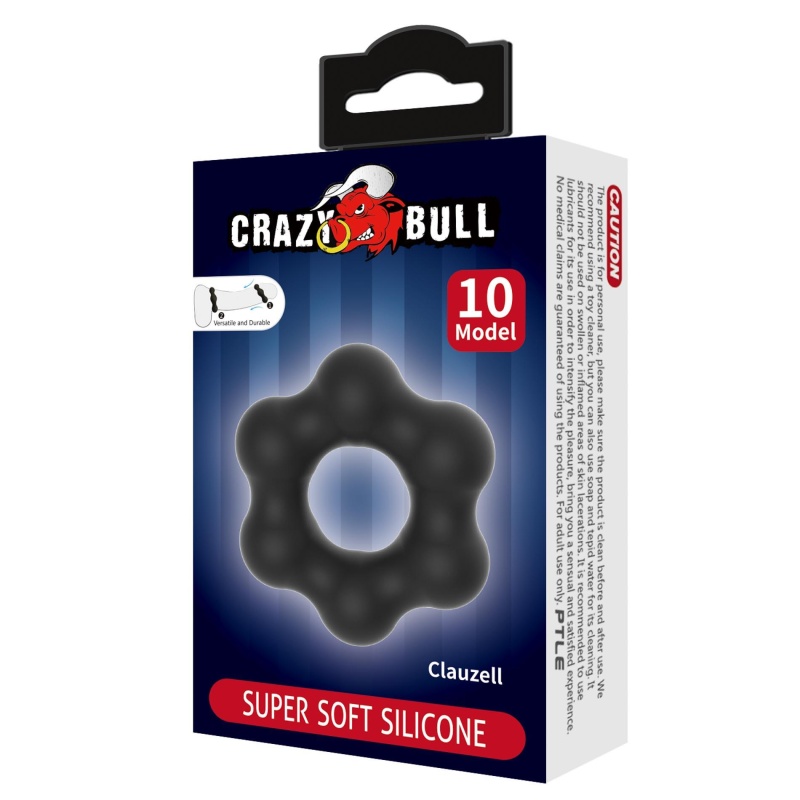 Pierścień na penisa Clauzell z supermiękkiego silikonu, 5 cm - 7
