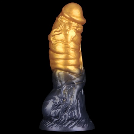 Nadmuchiwane dildo 7.5'' Dual Density silikon platynowy 19 cm - 3