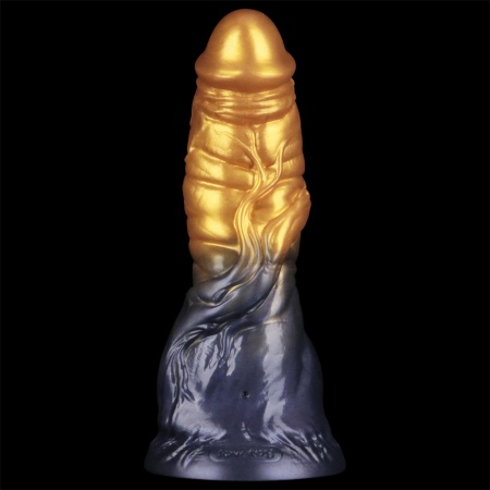 Nadmuchiwane dildo 7.5'' Dual Density silikon platynowy 19 cm - 6