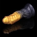 Nadmuchiwane dildo 7.5'' Dual Density silikon platynowy 19 cm - 8