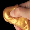Nadmuchiwane dildo 7.5'' Dual Density silikon platynowy 19 cm - 14