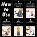 Nadmuchiwane dildo 7.5'' Dual Density silikon platynowy 19 cm - 16