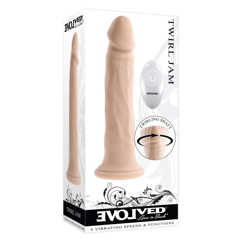 EVOLVED TWIRL JAM 9.25 INCH LIGHT FLESH - 1