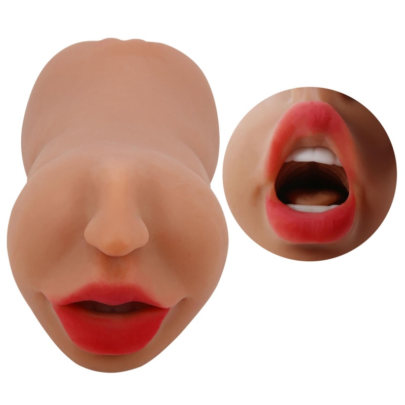 Męski masturbator dwukanałowy ZOEY, 17,8 cm - 4