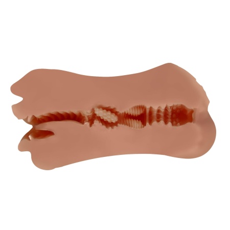 Męski masturbator dwukanałowy ZOEY, 17,8 cm - 7