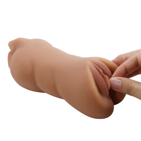 Męski masturbator dwukanałowy ZOEY, 17,8 cm - 8