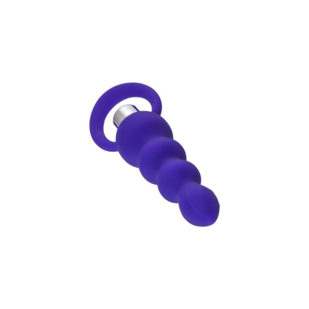 Korek analny wibrujący ToDo by Toyfa Twisty, silikonowy, fioletowy, 14 cm, Ø 3,2 cm - 3