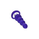 Korek analny wibrujący ToDo by Toyfa Twisty, silikonowy, fioletowy, 14 cm, Ø 3,2 cm - 3