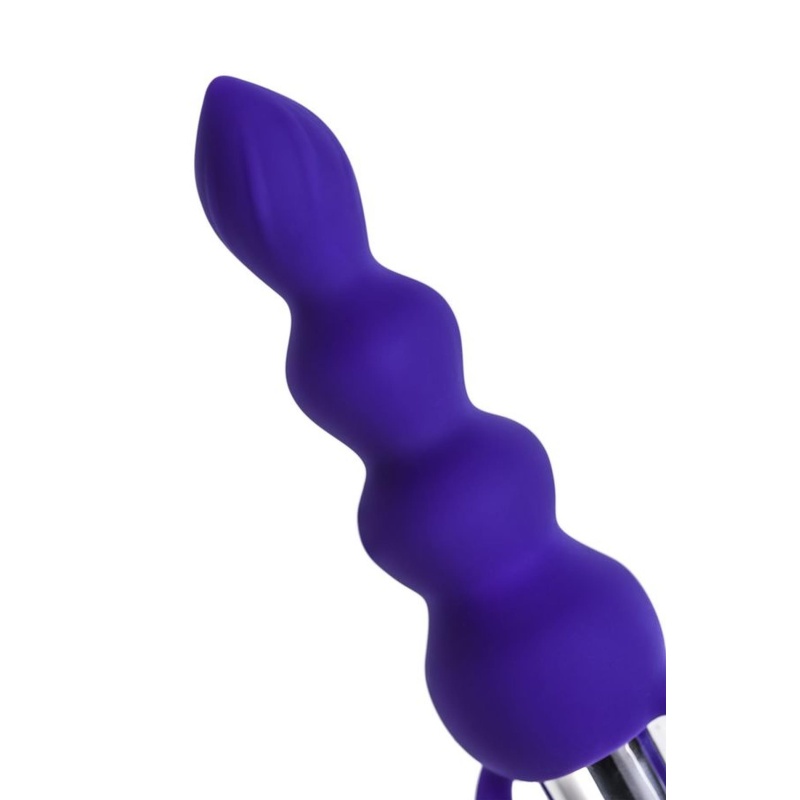 Korek analny wibrujący ToDo by Toyfa Twisty, silikonowy, fioletowy, 14 cm, Ø 3,2 cm - 8