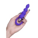 Korek analny wibrujący ToDo by Toyfa Twisty, silikonowy, fioletowy, 14 cm, Ø 3,2 cm - 11