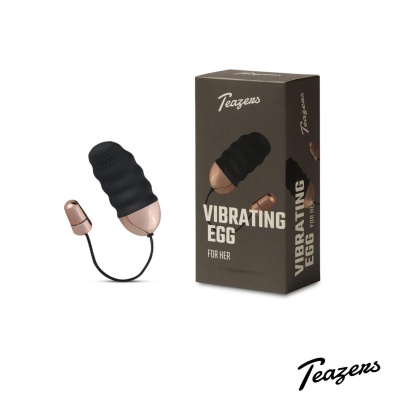 Teazers Ribbed Vibrating Egg With Remote Control - 1