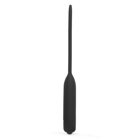 Wibrujący rozszerzacz cewki moczowej 12 cm, 5 mm, czarny - 2