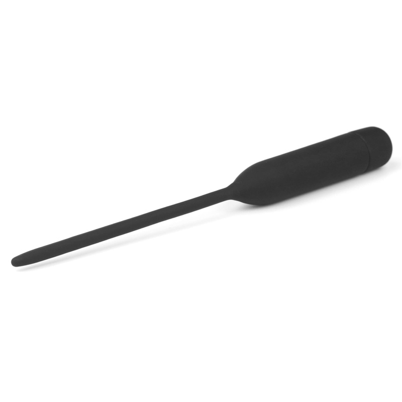 Wibrujący rozszerzacz cewki moczowej 12 cm, 5 mm, czarny - 4