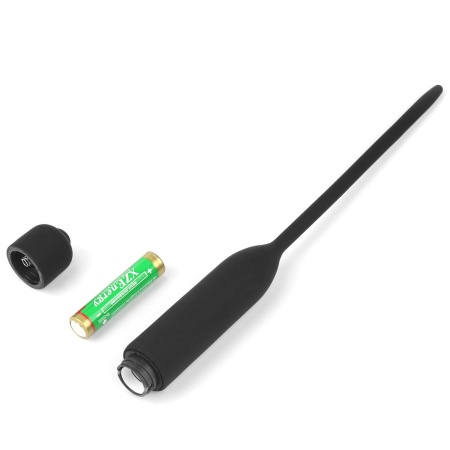 Wibrujący rozszerzacz cewki moczowej 12 cm, 5 mm, czarny - 5