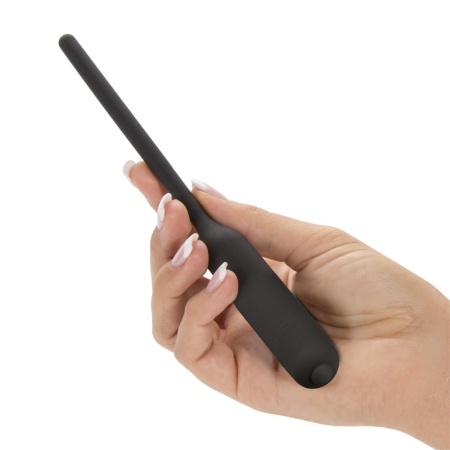 Wibrujący rozszerzacz cewki moczowej 12 cm, 5 mm, czarny - 10