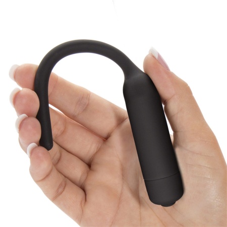 Wibrujący rozszerzacz cewki moczowej 12 cm, 5 mm, czarny - 11