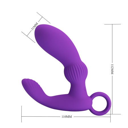 Masażer prostaty Cayla z 12 funkcjami wibracji i pamięcią ustawień (12,5 cm) - 6