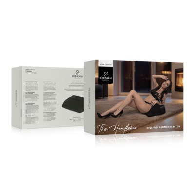 Bedroom Fantasies - Ramp InflatablePositioning Pillow Black - 1 2