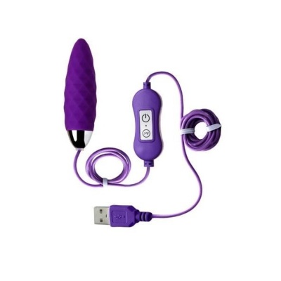 A-TOYS, Vibro egg 'Cony', with control panel, silicone, violet - 1 2