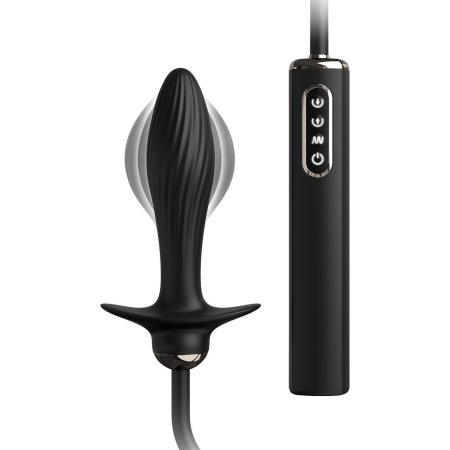 ANAL FANTASY ELITE AUTO-THROB INFLATABLE VIBRATING PLUG BLACK - 1