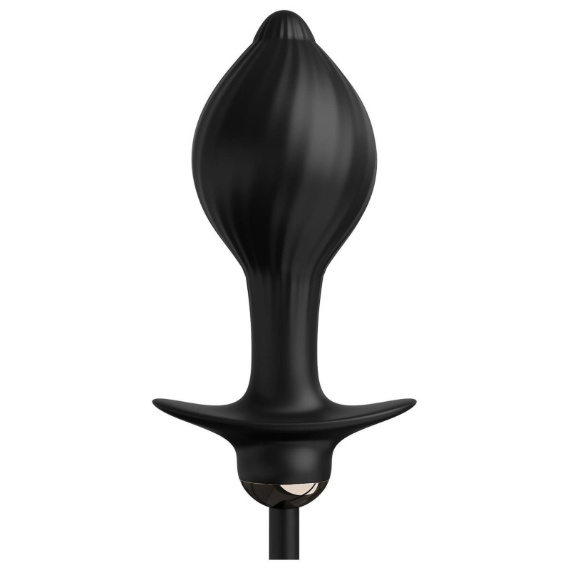 ANAL FANTASY ELITE AUTO-THROB INFLATABLE VIBRATING PLUG BLACK - 3