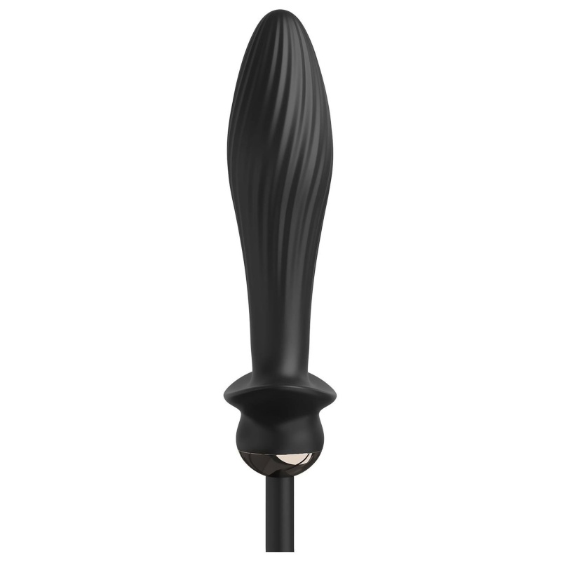 ANAL FANTASY ELITE AUTO-THROB INFLATABLE VIBRATING PLUG BLACK - 5