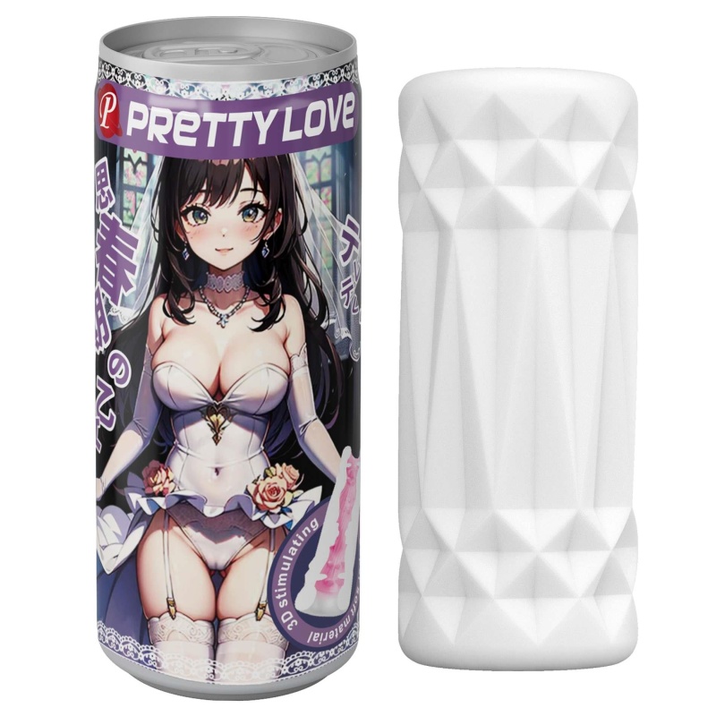 Masturbator Model 2 - manualny, z TPR, w kształcie puszki - 2