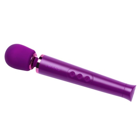 Le Wand Petite Cherry - różdżka do masażu z elastyczną szyjką, długość 25,4 cm - 3