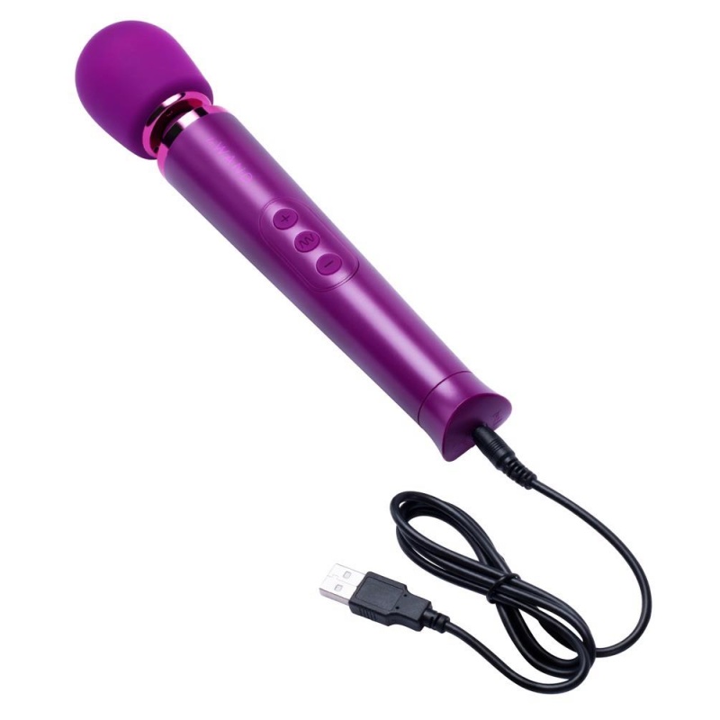 Le Wand Petite Cherry - różdżka do masażu z elastyczną szyjką, długość 25,4 cm - 6