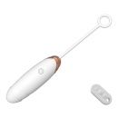 Vibrating Silicone Love EGG USB 7 vibration and thrust functions / Remote control White - 1