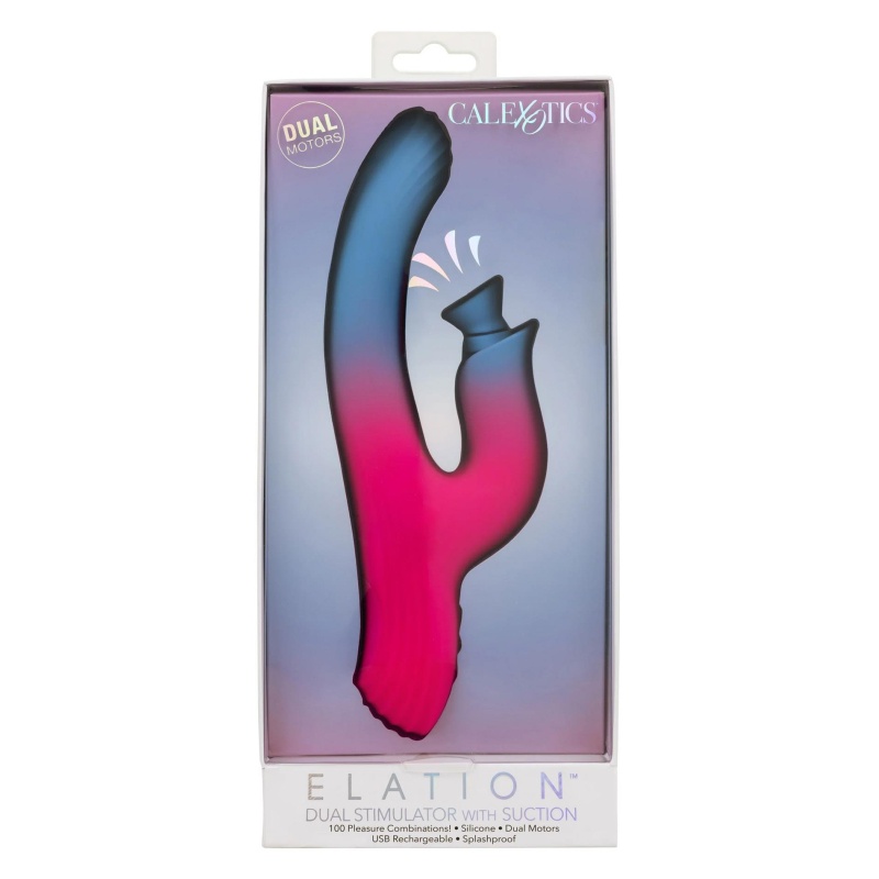 Wibrator Elation Dual Stimulator 24 cm z ssaniem i wibracjami - 2