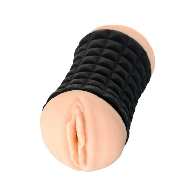 JOS JANICE, Masturbator double-sided, TPR, fleshy, 14.5 cm - 1 2