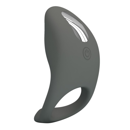 Wibrujący pierścień erekcyjny Master Ring - silikon medyczny, 7 trybów wibracji, średnica wewnętrzna 4,5 cm - 2